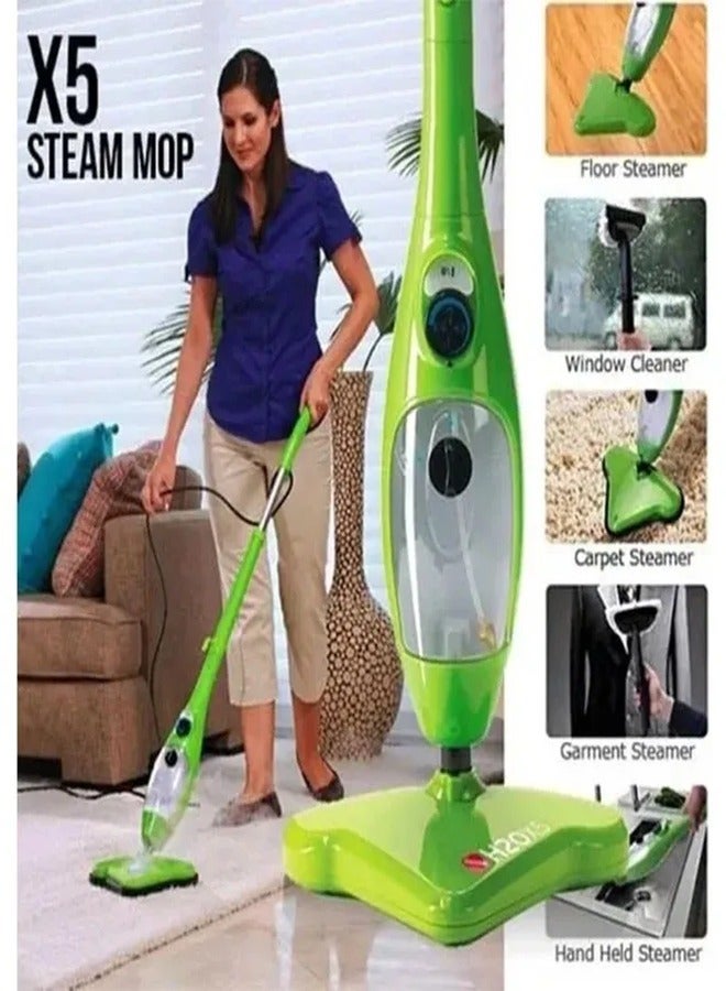 X5 Electric Steam Mop and Handheld Steam Cleaner For Cleaning Hardwood and Kitchen Tile Floors, Grout Cleaner, Upholstery Cleaner and Carpets