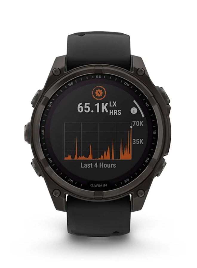 Fenix 8 - 47MM - Up To 48 Days Battery Life With Solar Charging - 1.3