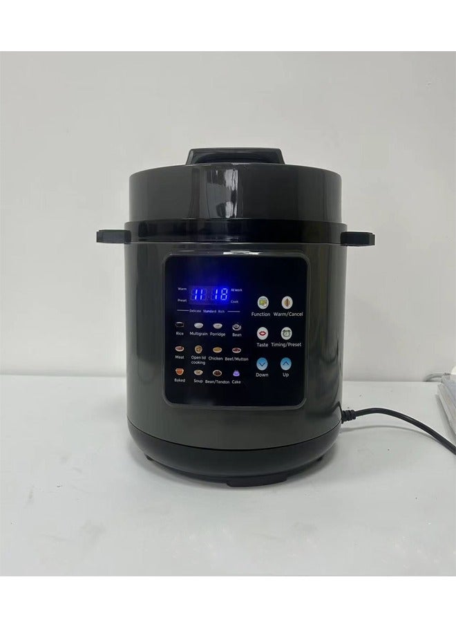 Electric Pressure Cooker with Multi-Function Cooking - 6L