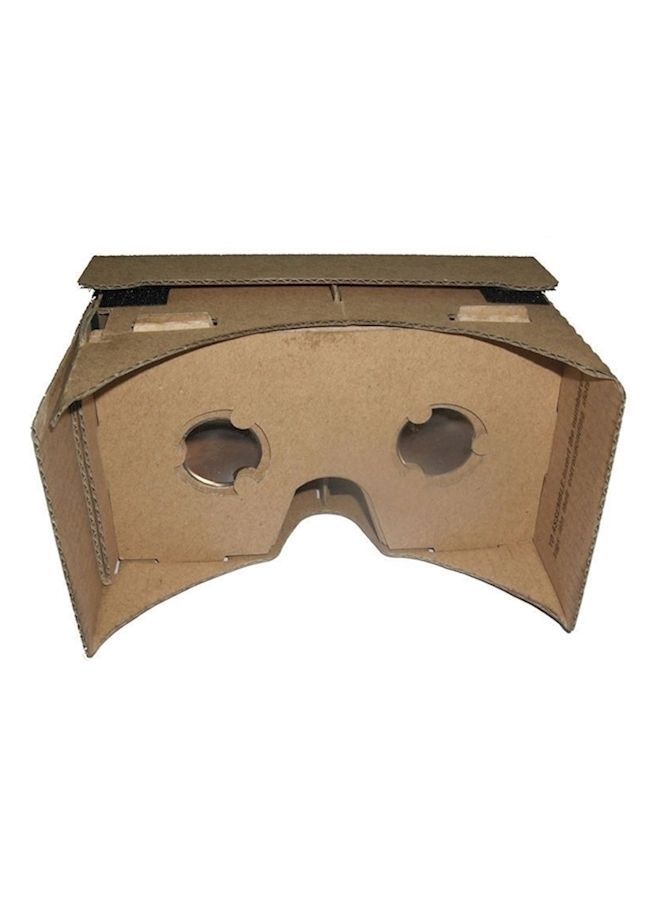 DIY Google Cardboard 3D VR Virtual Reality Glasses Brown