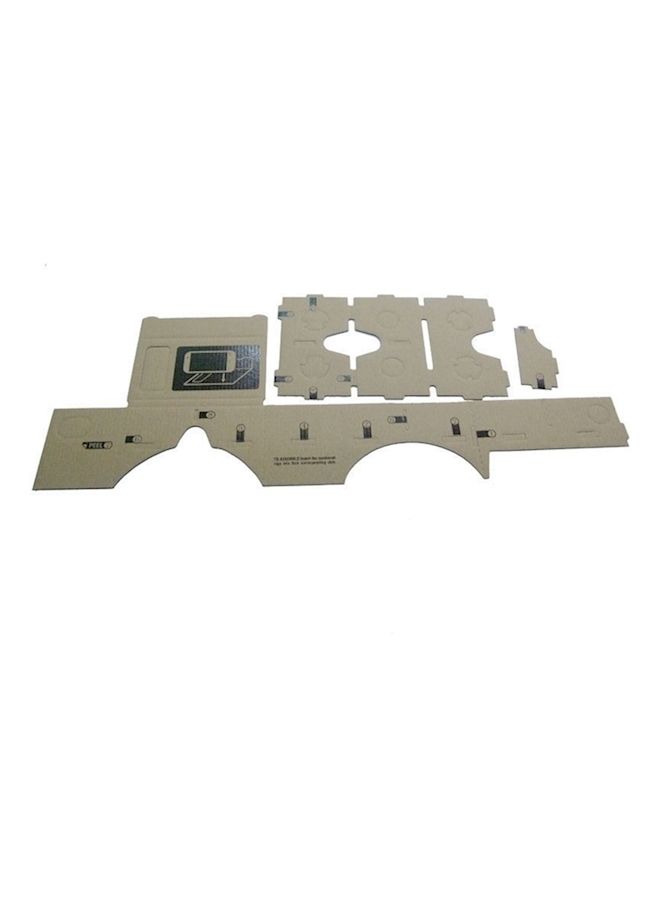 DIY Google Cardboard 3D VR Virtual Reality Glasses Brown