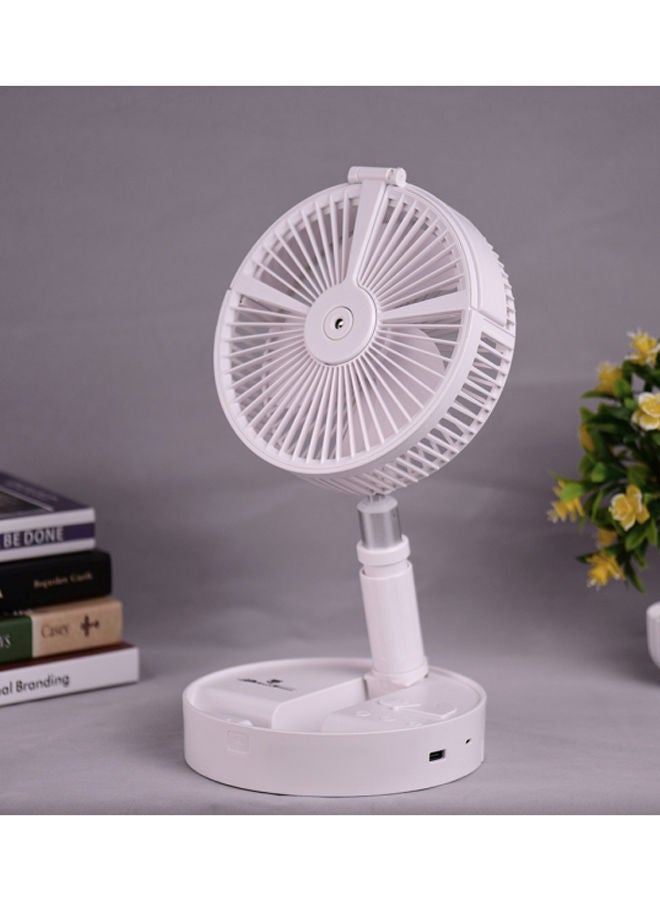 Multifunctional Humidifying USB Electric Fan PAA2402W White/Silver