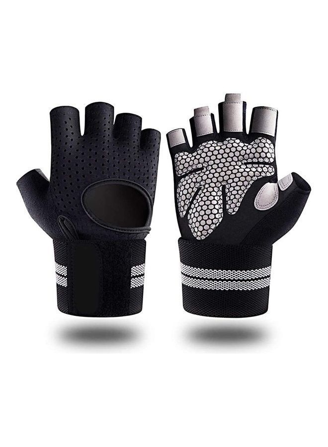 Anti-Slip Weight Lifting Gym Gloves M