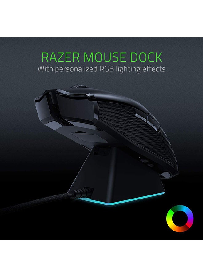 Razer Viper Ultimate Hyperspeed Lightest Wireless Gaming Mouse - 20K DPI Optical Sensor, Chroma RGB Lighting, 8 Programmable Buttons (Without Charging Dock) -