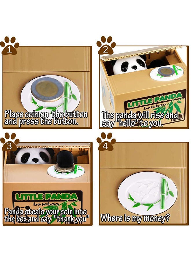 Stealing Money Panda Coin Bank