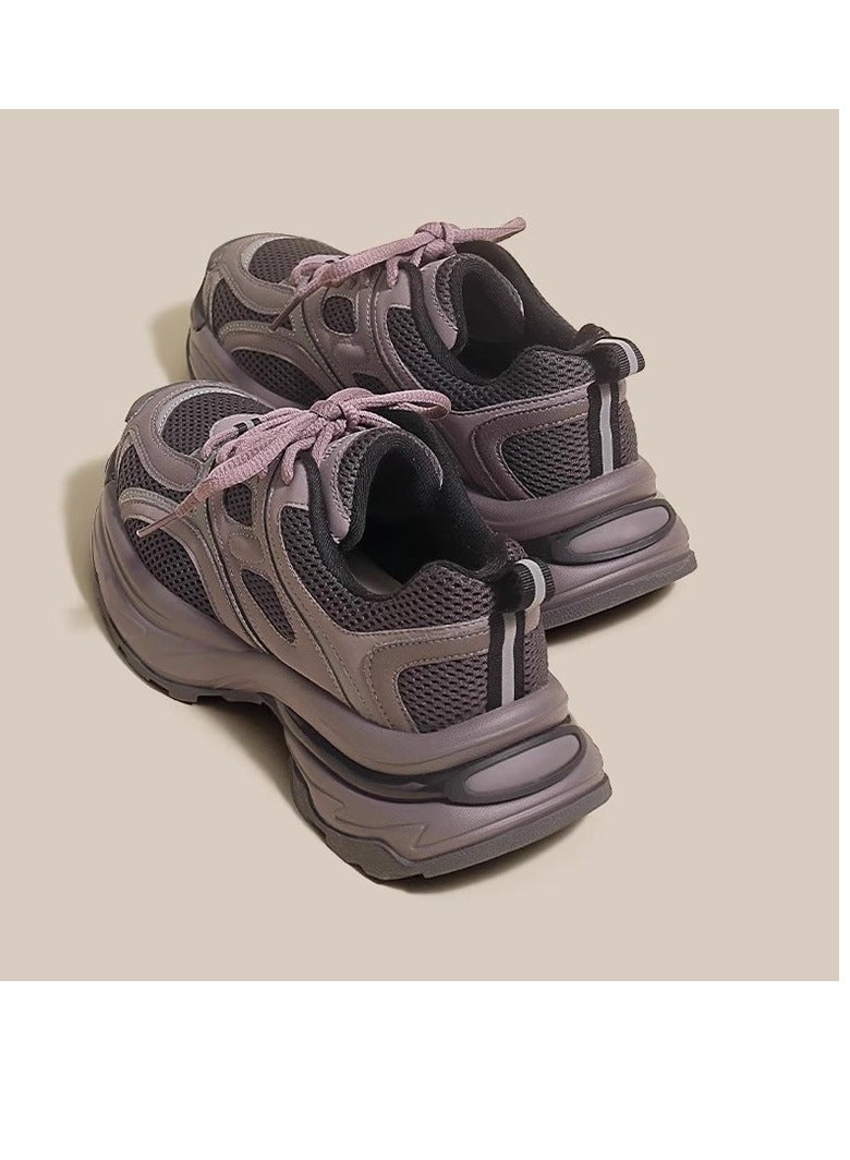 Summer Lightweight And Thick Soled Dad Shoes, Casual And Versatile Running Women's Shoes