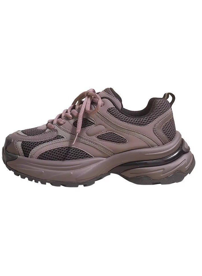 Summer Women's Lightweight Thick Bottom Dad's Versatile Running Shoes