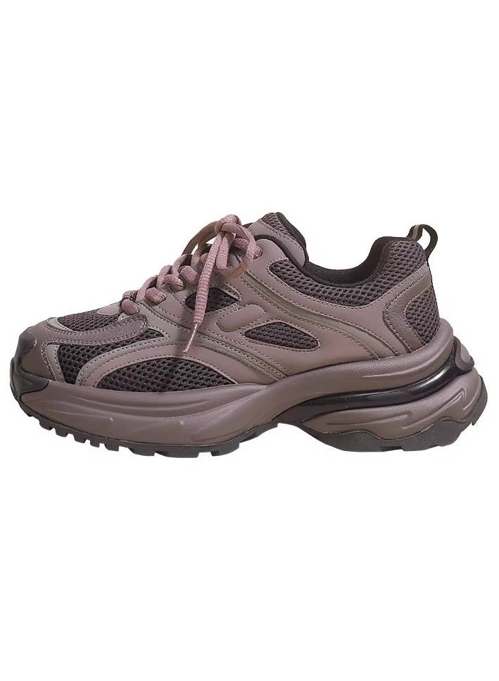 Summer Women's Lightweight Thick Bottom Dad's Versatile Running Shoes