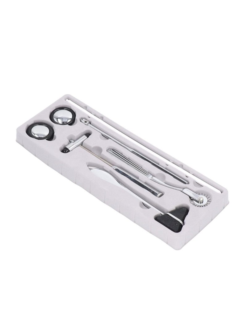 5PCS Multifunctional Neurological Hammer Set with Ergonomic Handle, Stainless Steel