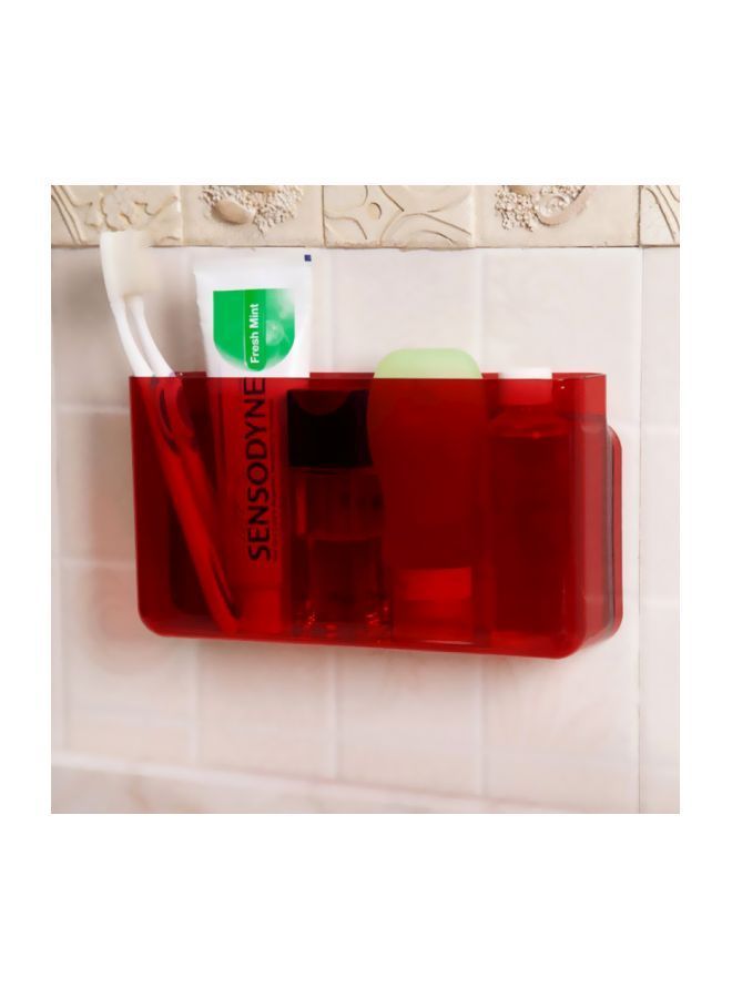 Qiangtie Wall Mounted Storage Box Red One Size