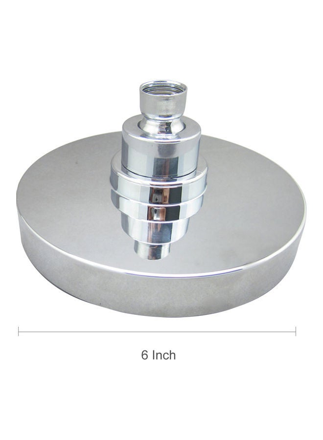 LED Shower Head With 7 Colour Flash Light Silver 15.00*10.00*15.00cm