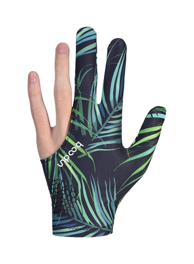 Anti-Skid 3 Finger Elastic Cue Billiard Glove 13x3x10cm