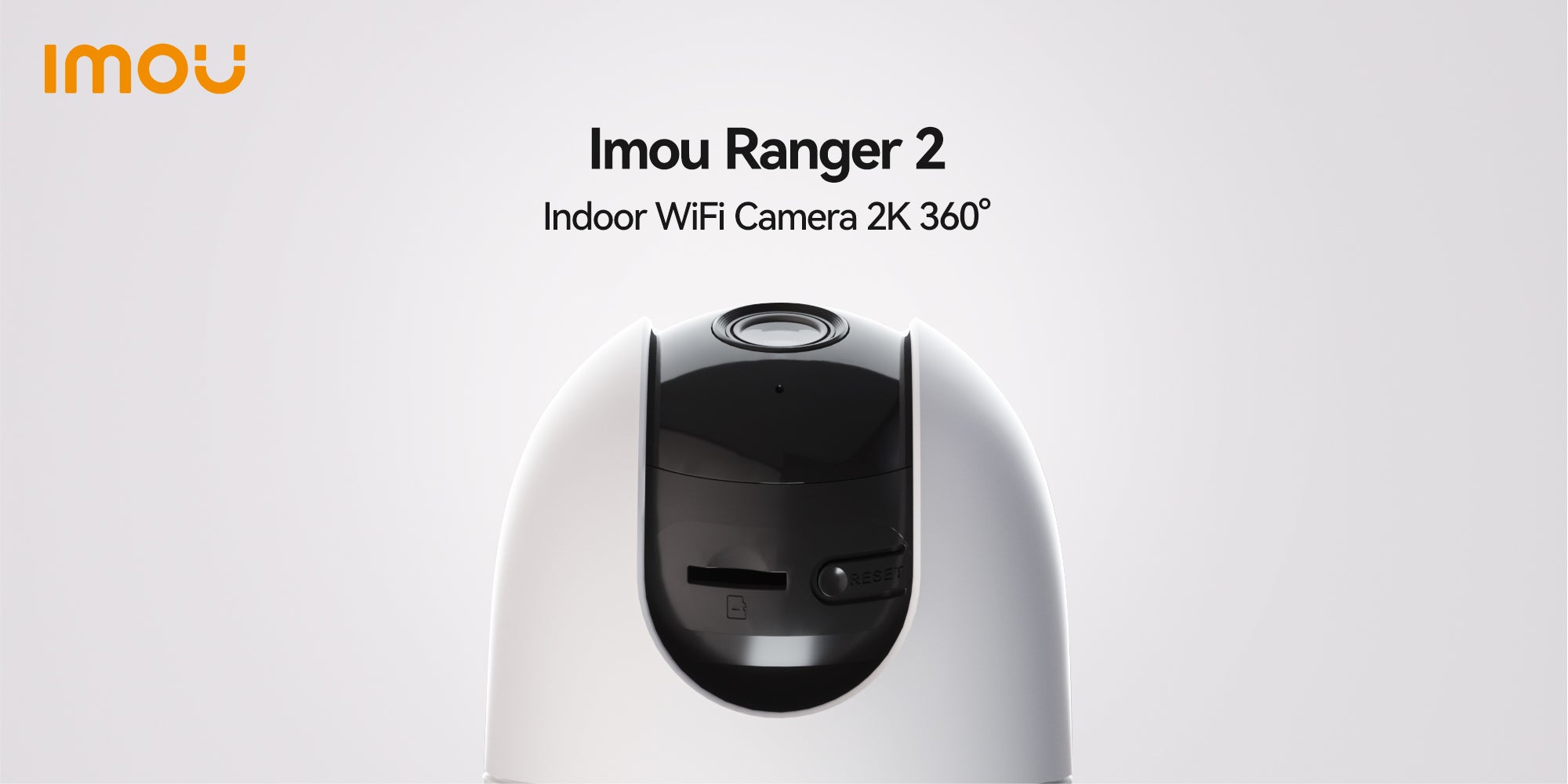 Ranger 2 Indoor WiFi 2K Live Cam, 8x Digital Zoom, Motorized Pan and Tilt with 360° Coverage View, Accurate Human and Pet Detection, Smart Night Vision (Up to 10m), Privacy Mode, Smart Tracking, Two-Way Talk, MicroSD Slot (up to 256 GB)