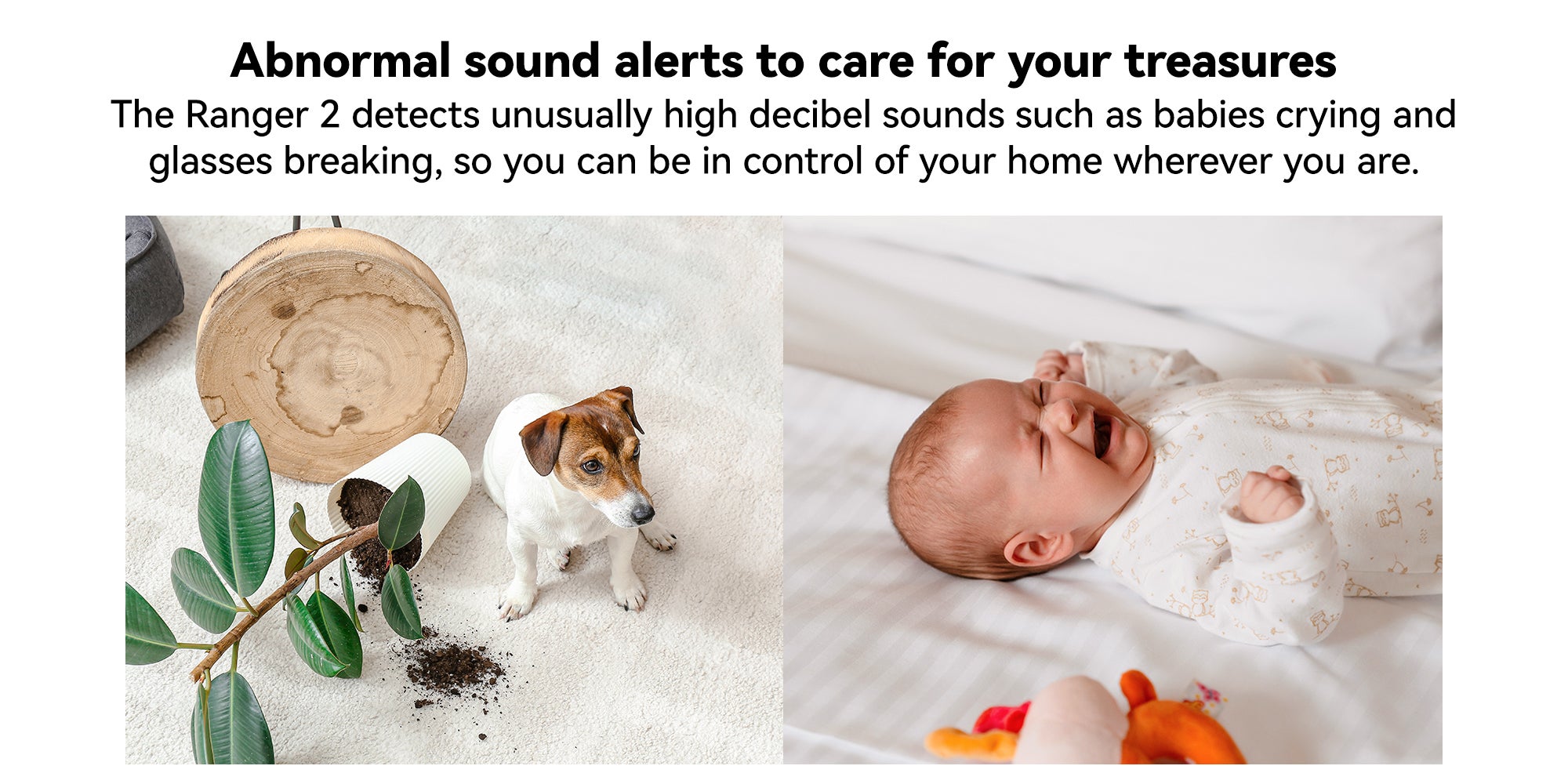 Ranger 2 Indoor WiFi 2K Live Cam, 8x Digital Zoom, Motorized Pan and Tilt with 360° Coverage View, Accurate Human and Pet Detection, Smart Night Vision (Up to 10m), Privacy Mode, Smart Tracking, Two-Way Talk, MicroSD Slot (up to 256 GB)