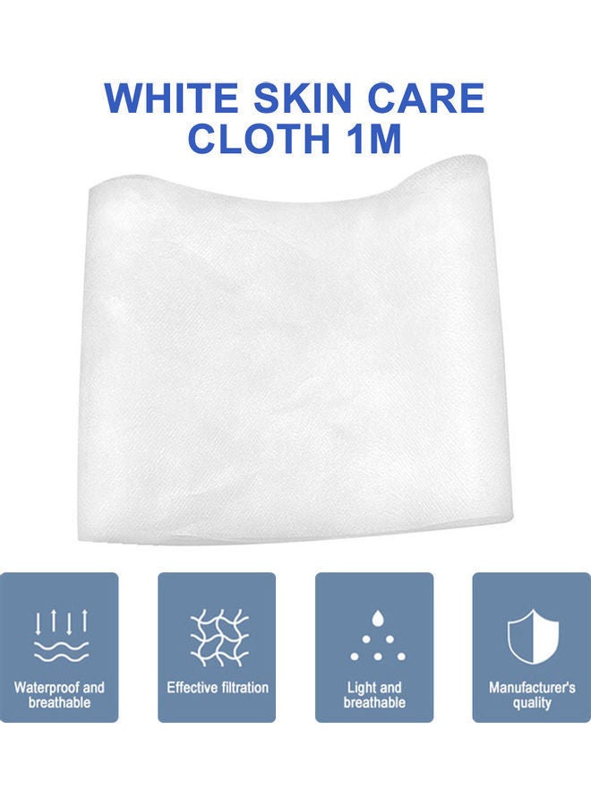 Non-Woven Fabric Melt-Blown DIY Close Skin Cloth Mask White 5 x 2cm