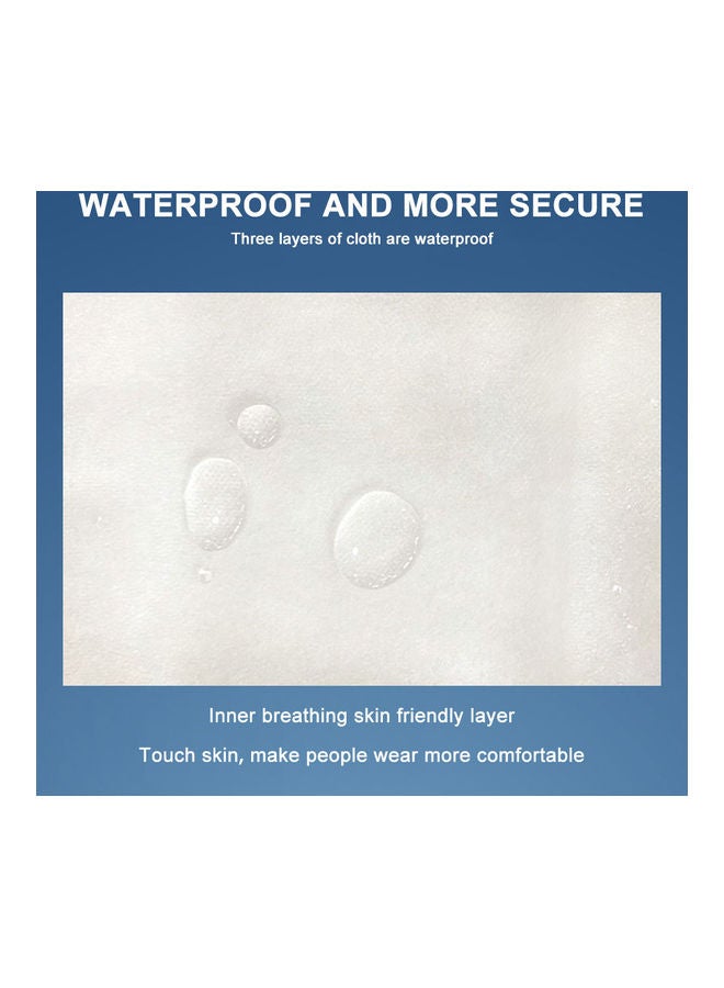 Non-Woven Fabric Melt-Blown DIY Close Skin Cloth Mask White 5 x 2cm