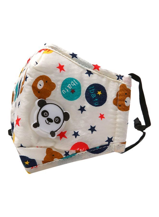 Cotton Children's Masks Beige/Blue/Brown 18x11cm