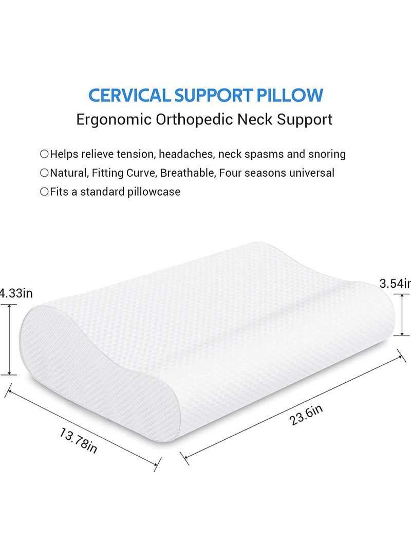 Memory Foam Pillow (23.6