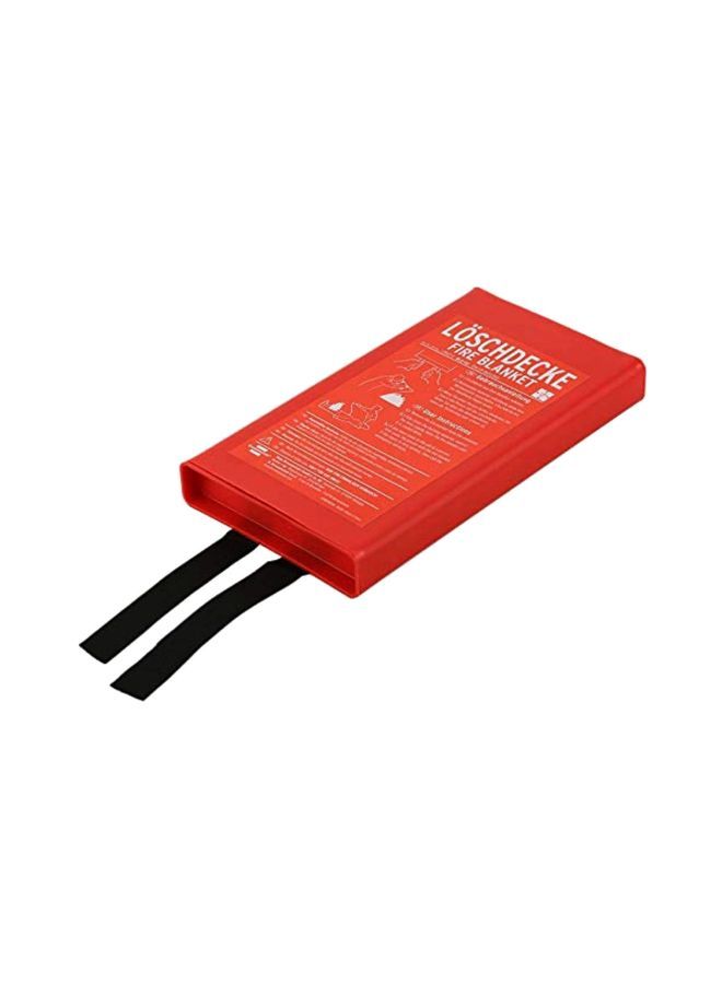 Loschdecke Fire Blanket Red 120x120centimeter