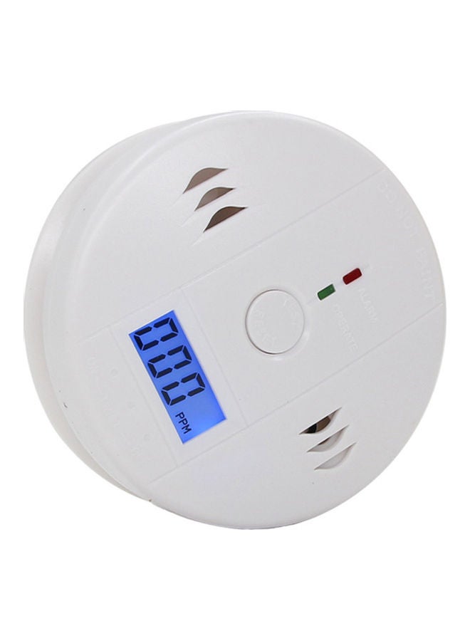 Carbon Monoxide and Alarm Sensor CO Detector White