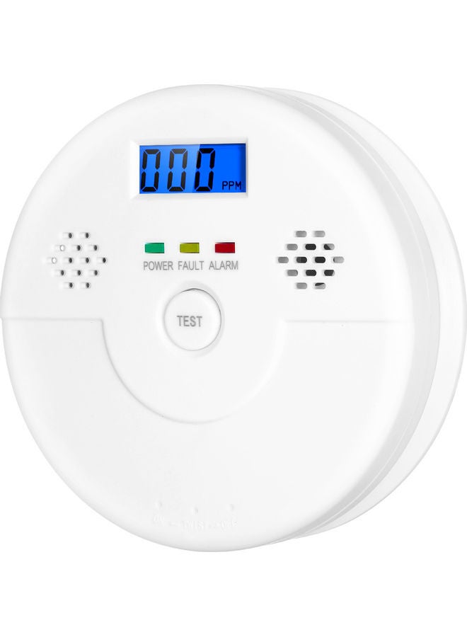 Carbon Monoxide and Alarm Sensor CO Detector White