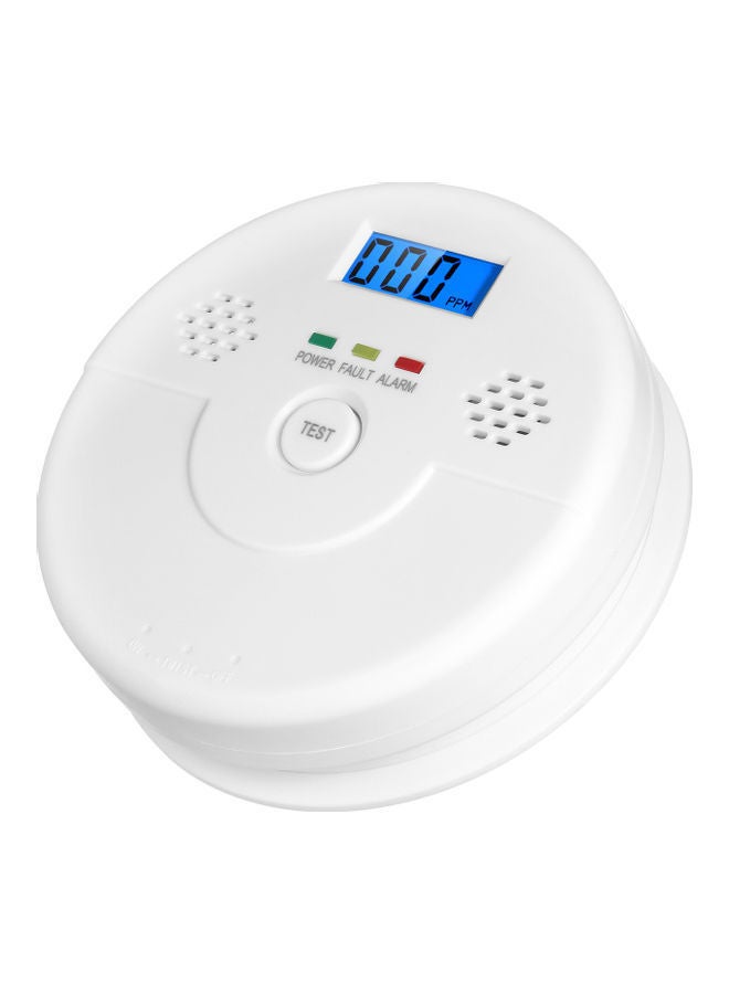 Carbon Monoxide and Alarm Sensor CO Detector White