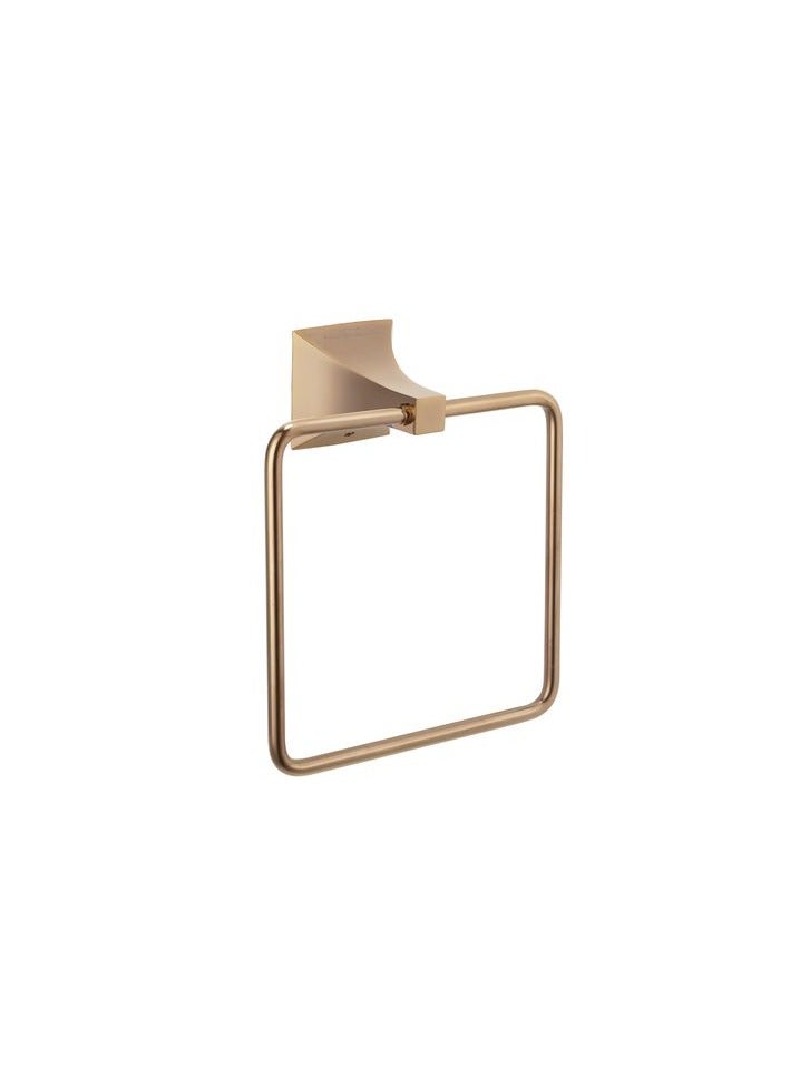 GIZA  TOWEL  RING  BRUSHED  GOLD