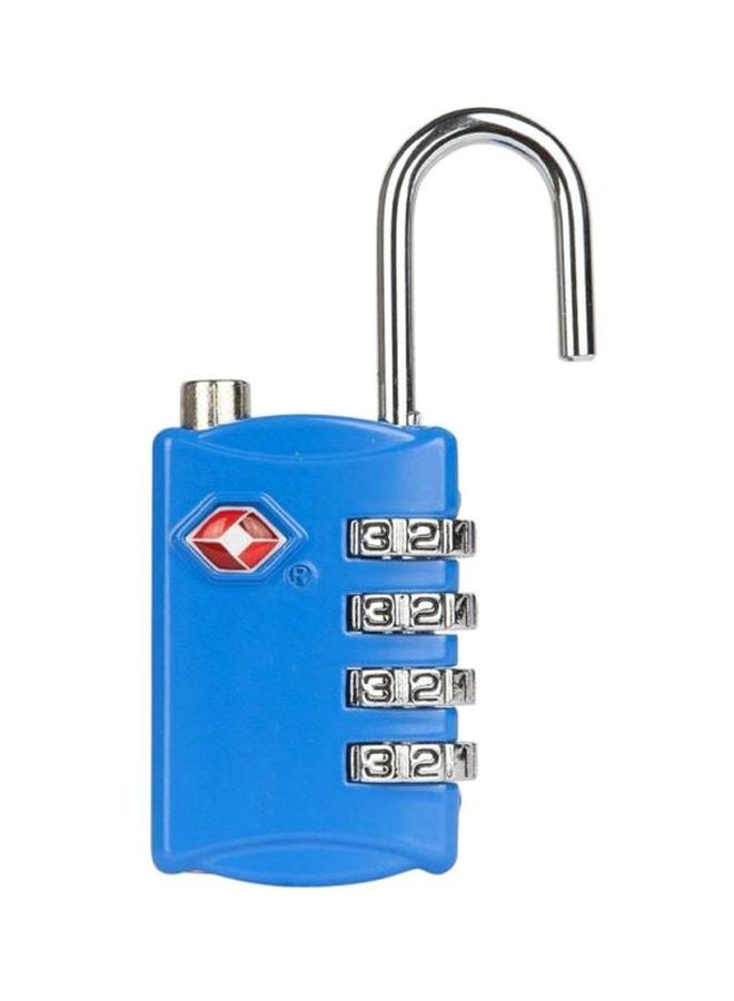 4-Digit Travel Luggage Combination Lock Blue