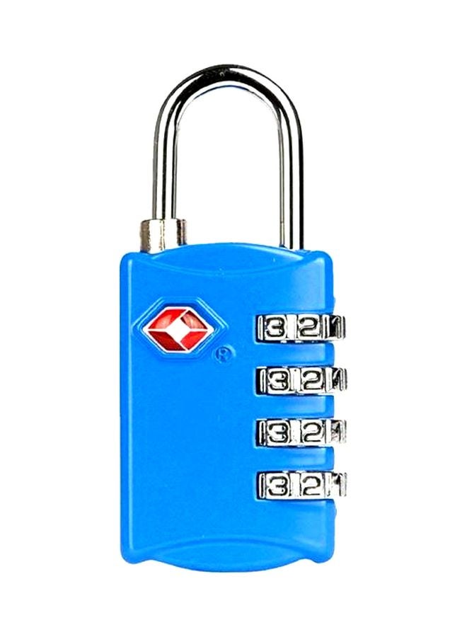 4-Digit Travel Luggage Combination Lock Blue