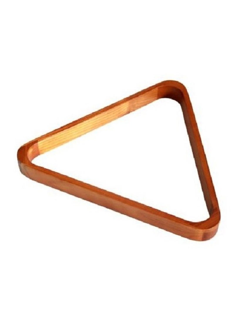 2-1/4 Inch Oak Wood Billiards Triangle