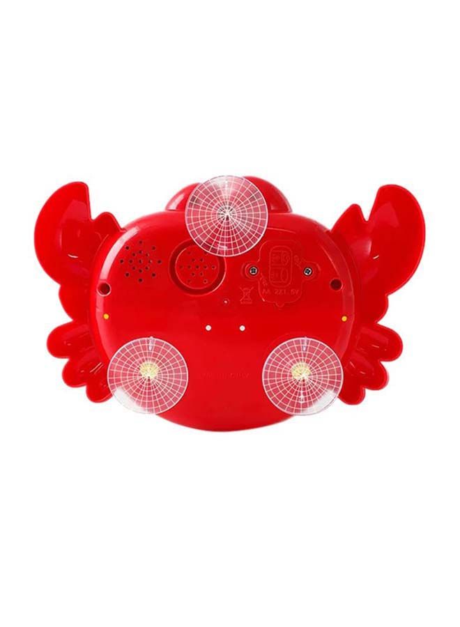 Crab Bubble Maker Bath Toy Red/Yellow 23 x 15.5cm