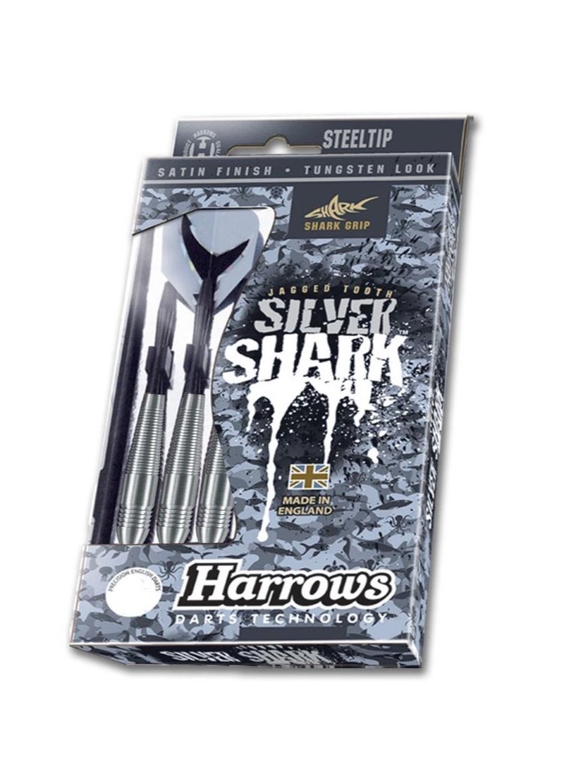 Silver Shark Dartboard Pin 3 Pcs Set