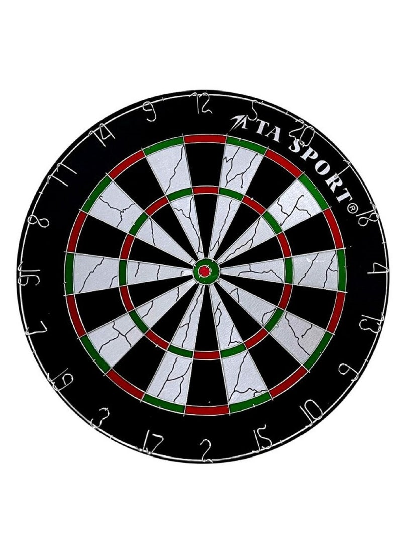 Ta Sport Flocked Dartboard With 2 Sides Game