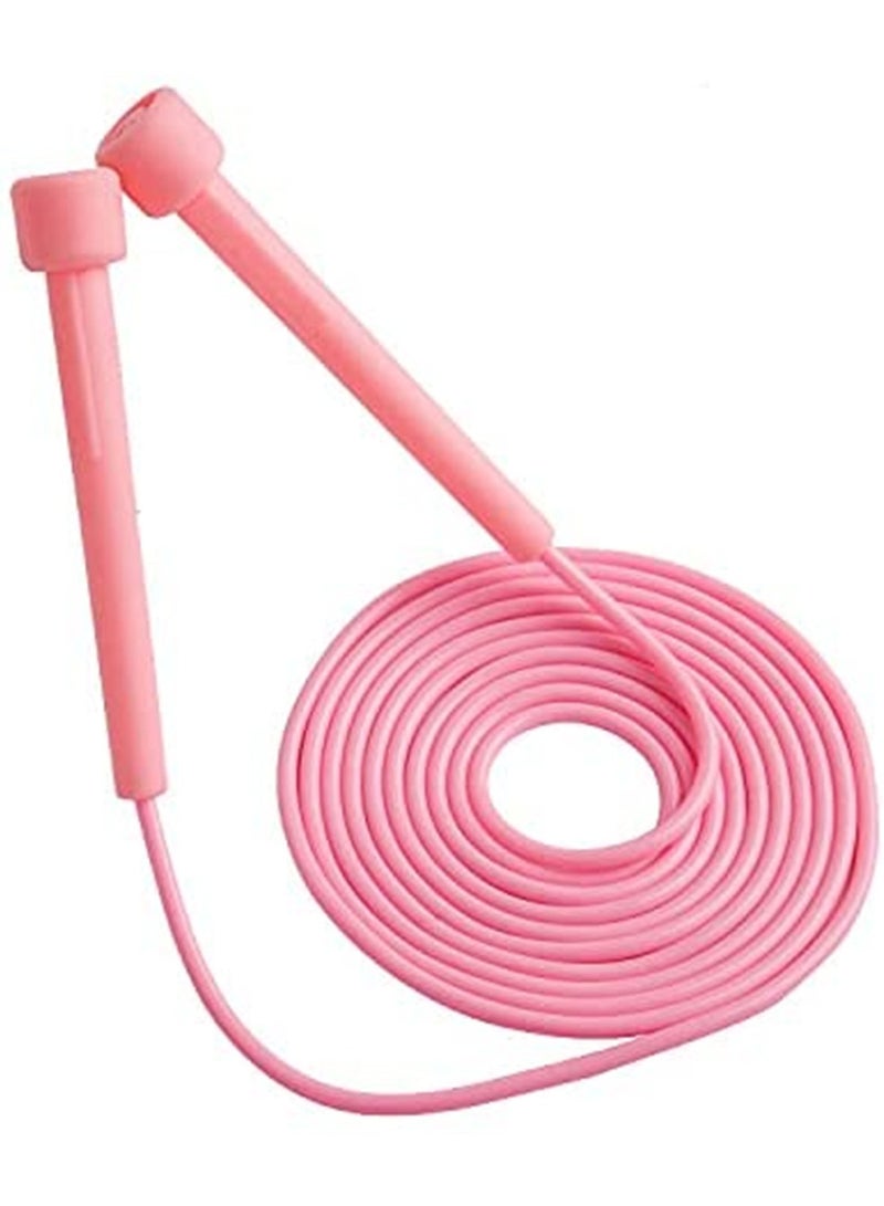 Adjustable Kids & Adult Jump Rope - 2 Pack Skipping Rope for Fat Burning & Exercise, Perfect for Home or Gym Workouts (Pink & Black)