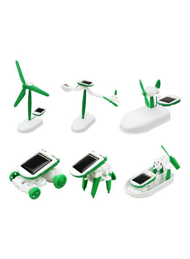 DIY 6-In-1 Educational Learning Power Solar Robot Kit Toys