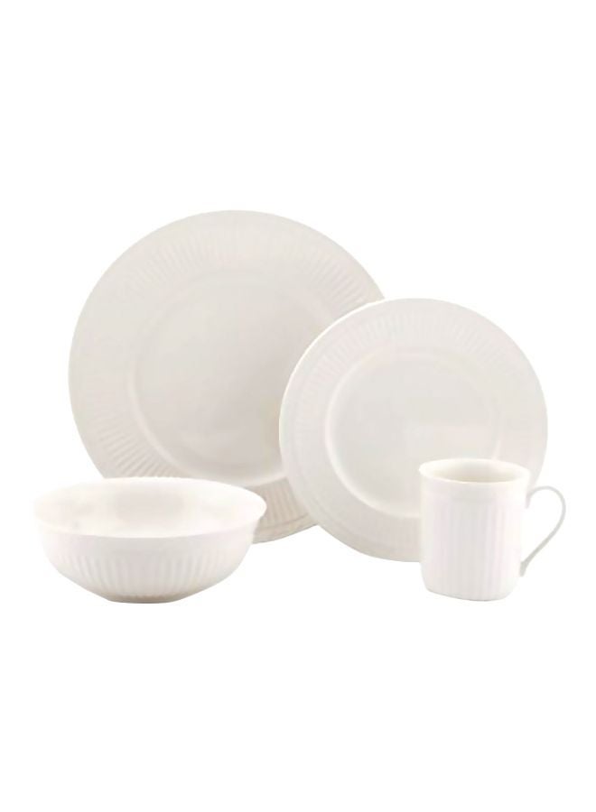 4-Piece Place Setting Set White