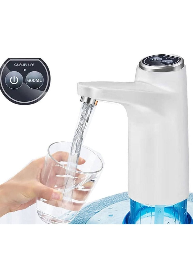 Portable Water Dispenser Bottle Pump For Universal 3  4 And 5 Gallon With USB Electric Charging And Automatic Off Switch