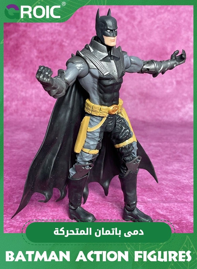 Epic Hero Batman, DC Multiverse Batman, 6.7-Inch Batman Action Figure with Movable Joint, Collectible Figures Toys, Bat Man Battle Standard Edition, Inspired by The Universe