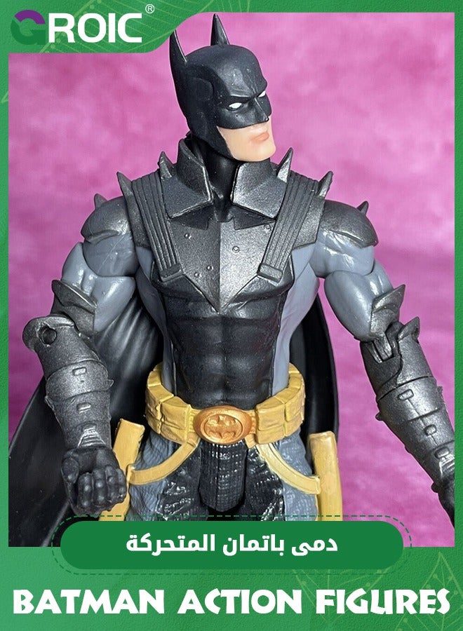 Epic Hero Batman, DC Multiverse Batman, 6.7-Inch Batman Action Figure with Movable Joint, Collectible Figures Toys, Bat Man Battle Standard Edition, Inspired by The Universe