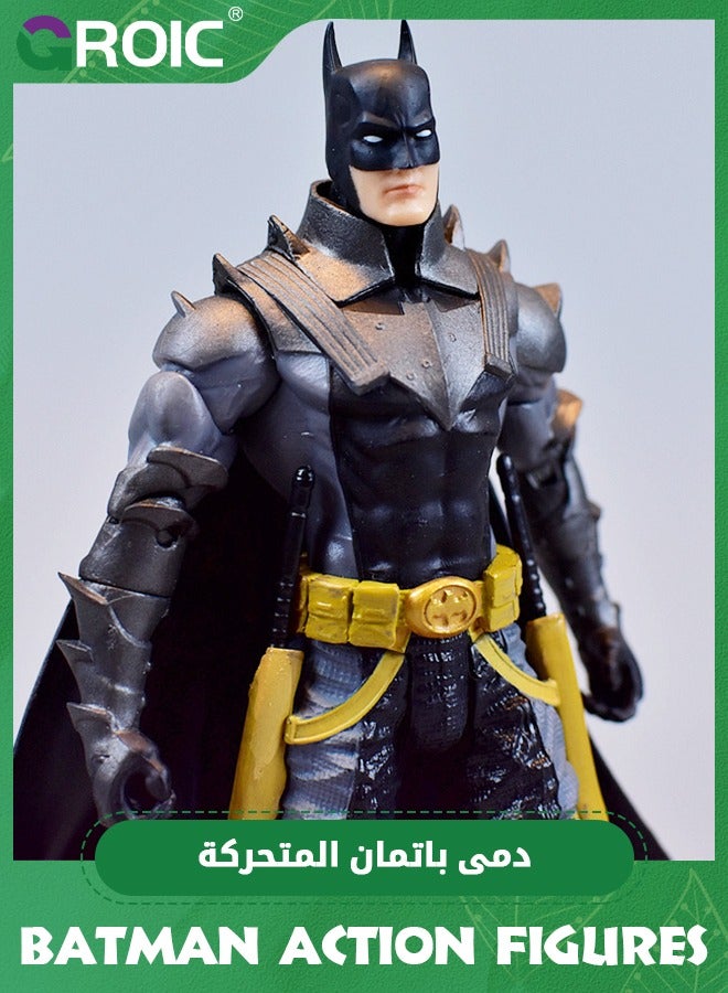 Epic Hero Batman, DC Multiverse Batman, 6.7-Inch Batman Action Figure with Movable Joint, Collectible Figures Toys, Bat Man Battle Standard Edition, Inspired by The Universe