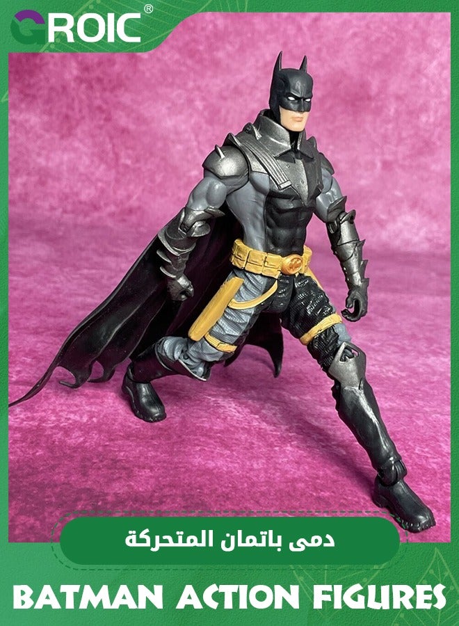 Epic Hero Batman, DC Multiverse Batman, 6.7-Inch Batman Action Figure with Movable Joint, Collectible Figures Toys, Bat Man Battle Standard Edition, Inspired by The Universe