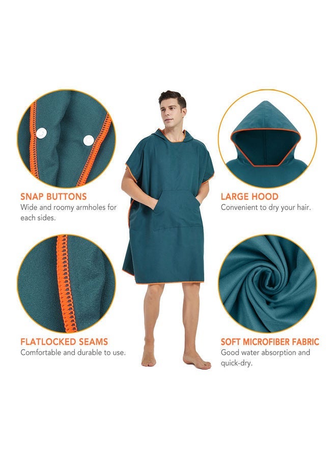 Quick Dry Microfiber Changing Towel With Hood Pocket 32.00x3.00x25.00cm