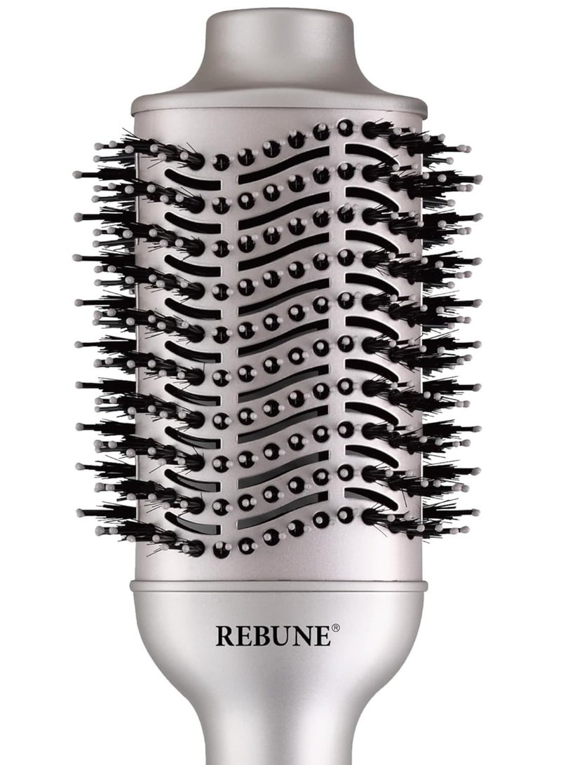 RE-2126A Hair Styler 1300 Watts Auto Shut Off When Overheating Tangle-Free Tufted Bristles Tapered Heads With Three Control Cold Hot Air Styler