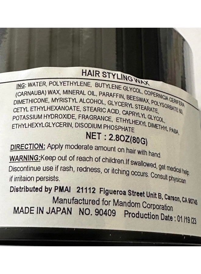 Mandom Gatsby Styling Ultra Hard Type Wax 2.8Oz(80G)