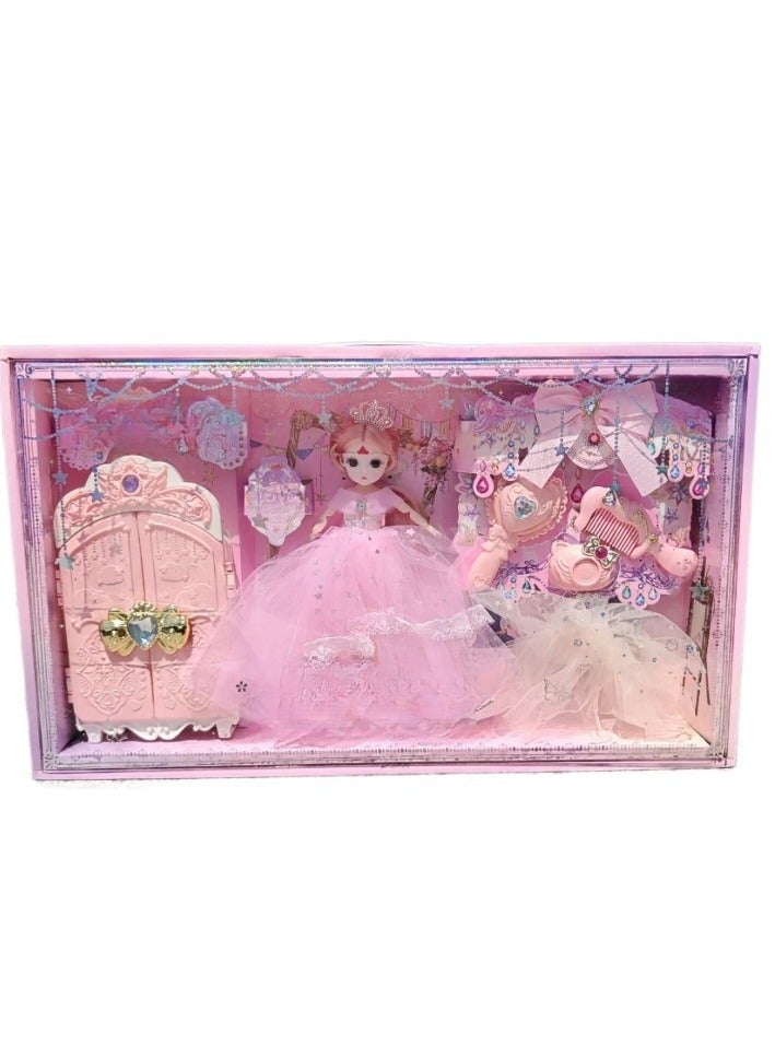 Princess Doll Dream Wardrobe Set Gift Box