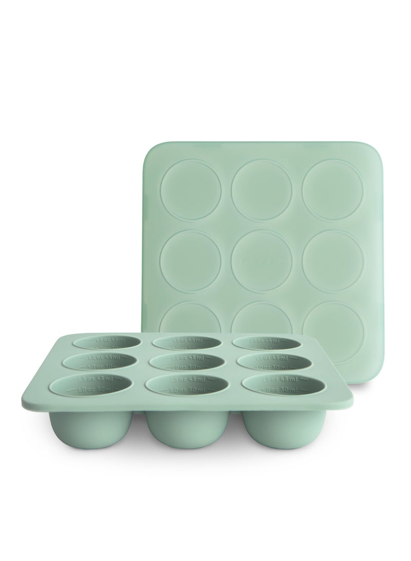 Mushie ​​Baby Food Freezer Tray​ Cambridge Blue