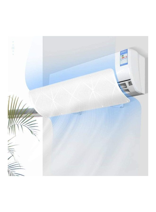 Anti Direct Blowing Adjustable Air Conditioner Deflector J188 White