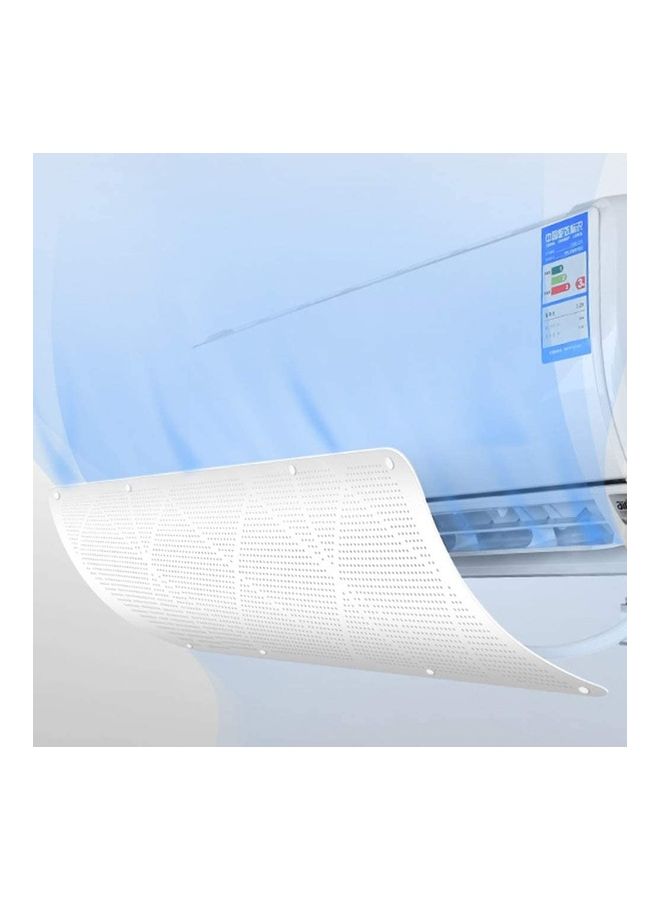 Anti Direct Blowing Adjustable Air Conditioner Deflector J188 White