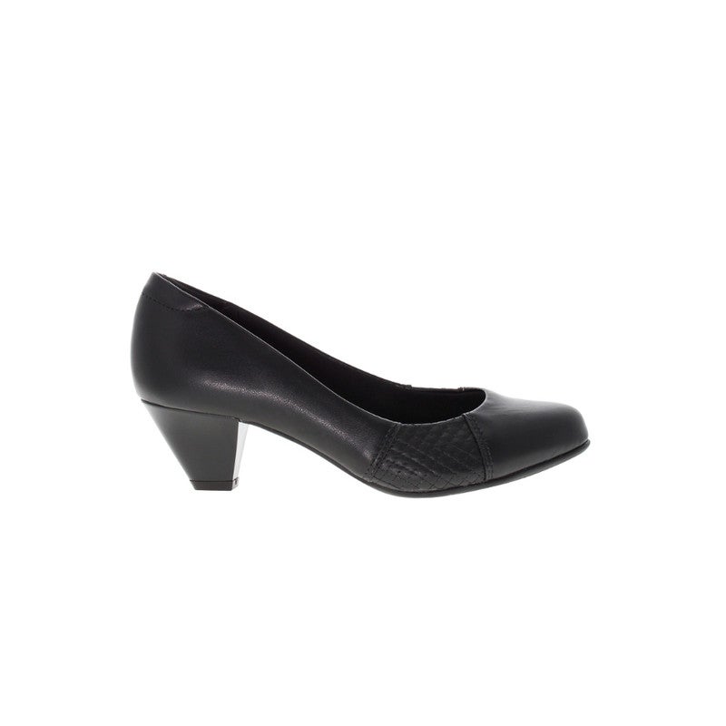 Low Heel Dress Shoe Black