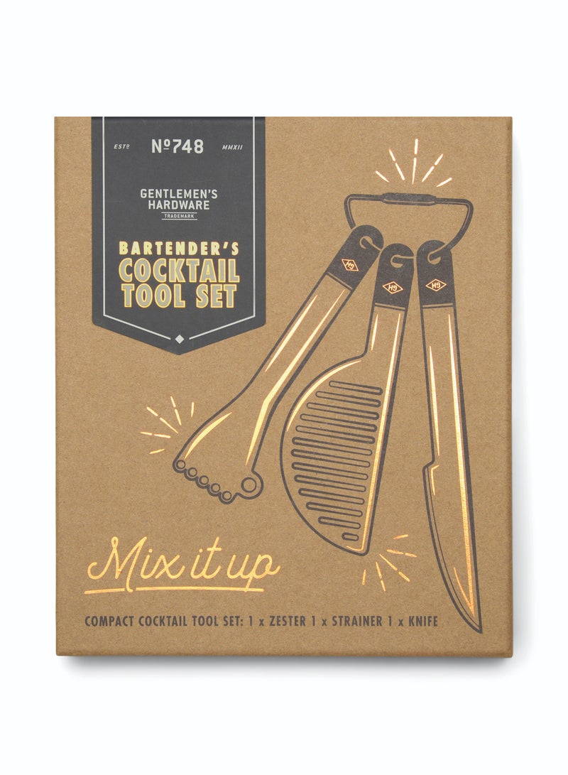 Compact Cocktail Bar Tools Set